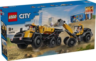 Набор LEGO Самосвал и фронтальный погрузчик