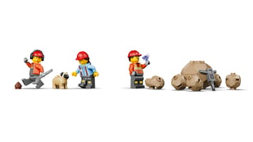 Набор LEGO Самосвал и фронтальный погрузчик