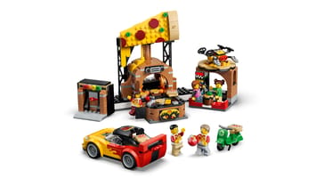 Набор LEGO Пиццерия и техника для доставки