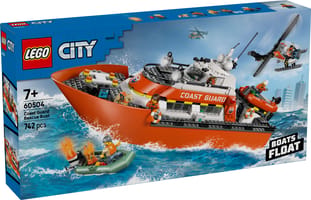 Набор LEGO Спасательный корабль и вертолет береговой охраны