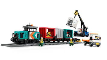 Набор LEGO 60509 Портовой грузовой поезд с краном и грузовиком