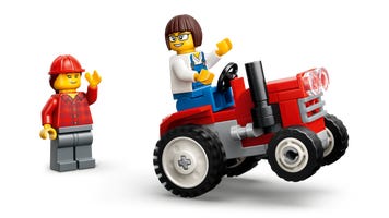 Набор LEGO Портовой грузовой поезд с краном и грузовиком
