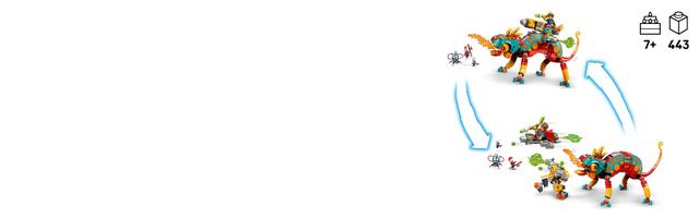 Набор LEGO Mateo's Fire Chameleon