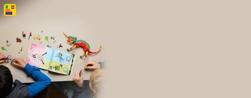 Набор LEGO Mateo's Fire Chameleon