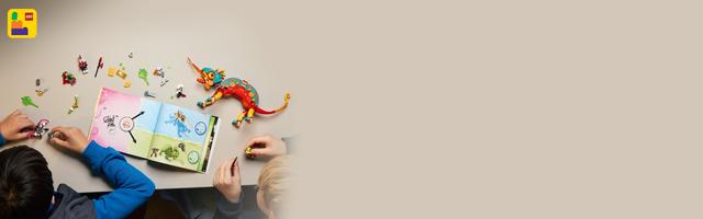 Набор LEGO Mateo's Fire Chameleon