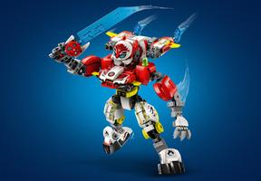 Набор LEGO Cooper's Tiger Mech & Zero's Hot Rod Car