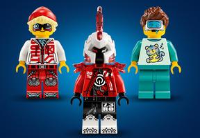 Набор LEGO Cooper's Tiger Mech & Zero's Hot Rod Car