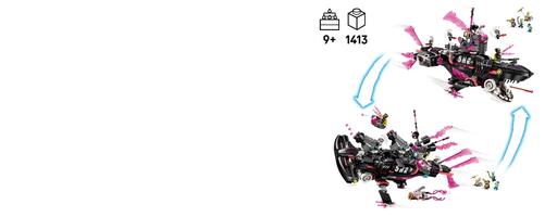 Набор LEGO Nightmare Shark Submarine