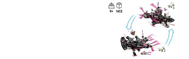 Набор LEGO Nightmare Shark Submarine