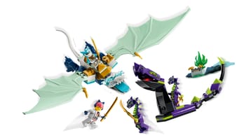Набор LEGO 71865 Битва ледяного дракона Зейна