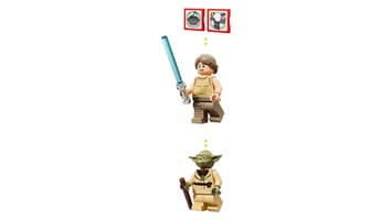 Набор LEGO SMART Play™: хижина Йоды и обучение джедаев