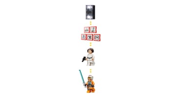 Набор LEGO SMART Play™: истребитель типа Х Люка «Красный-5»