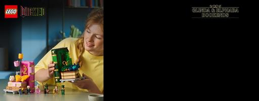 Набор LEGO Glinda & Elphaba Bookends