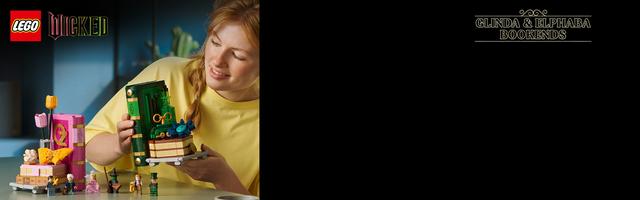 Набор LEGO Glinda & Elphaba Bookends