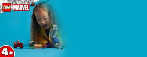 Набор LEGO Iron Man with Bike and The Hulk