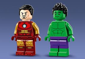 Набор LEGO Iron Man with Bike and The Hulk