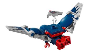 Набор LEGO Captain America vs. Red Hulk Battle