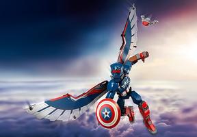 Набор LEGO New Captain America Construction Figure