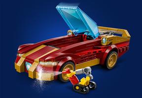 Набор LEGO Iron Man Car & Black Panther vs. Red Hulk