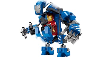 Набор LEGO Лаборатория Железного человека: зал брони