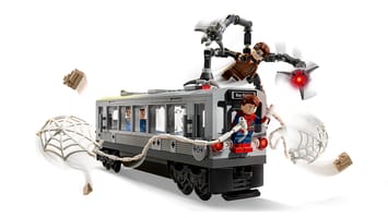 Набор LEGO 76321 Человек-паук против Доктора Осьминога на поезде метро