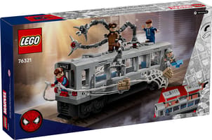 Набор LEGO Человек-паук против Доктора Осьминога на поезде метро