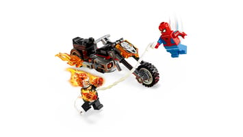 Набор LEGO Человек-паук против Призрачного гонщика на мотоцикле