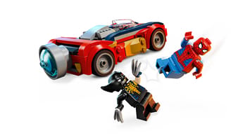 Набор LEGO Машина Человека-паука против веномизированного Росомахи
