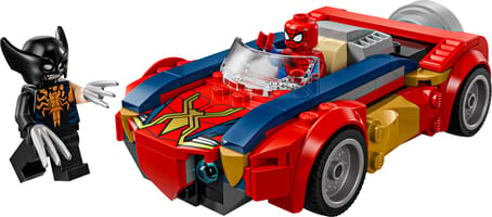 Набор LEGO Машина Человека-паука против веномизированного Росомахи