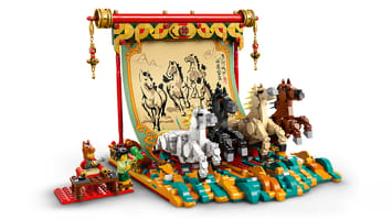 Набор LEGO 80119 Картина со скачущими лошадьми