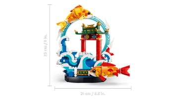 Набор LEGO Карп, прыгающий к процветанию