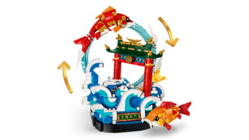 Набор LEGO Карп, прыгающий к процветанию