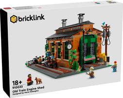Набор LEGO Old Train Engine Shed