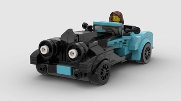 Набор LEGO MOC-102261 76898 Classic Bugatti Cabrio