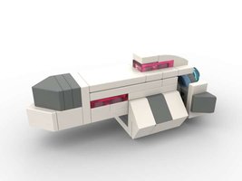 Набор LEGO MOC-105107 Galaxy One Spaceship - nanoscale