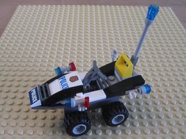 Набор LEGO MOC-10606 Amphibious vehicle city police (combination of lego sets 60065 and 60126)
