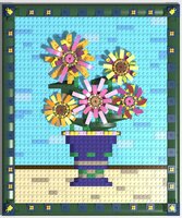 Набор LEGO MOC-10843 Floral Canvas