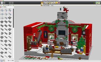 Набор LEGO MOC-10940 Winter Holiday Living-room