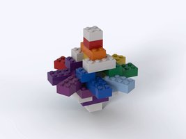 Набор LEGO Dreidel #2 - Rainbow Star