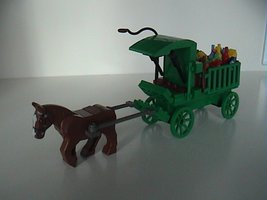 Набор LEGO MOC-11265 Horse Drawn Delivery Carriage