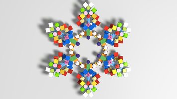 Набор LEGO Snowflake for Christmas - 2