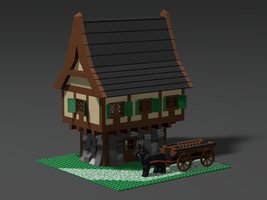 Набор LEGO MOC-11866 Medieval Farm House [empty]