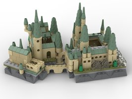 Набор LEGO MOC-119384 Nano scale Hogwarts Castle