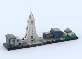 Набор LEGO MOC-121273 Reykjavik Skyline