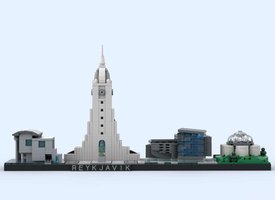 Набор LEGO Reykjavik Skyline