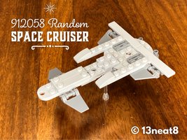 Набор LEGO MOC-122195 912058 Random Space Cruiser