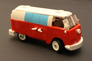 Набор LEGO MOC-12243 Volkswagen T1 Camper Minifigscale