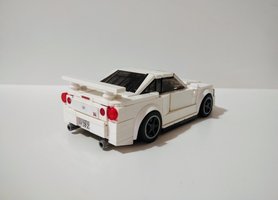 Набор LEGO MOC-123217 Nissan Skyline R34 - 8 Wide