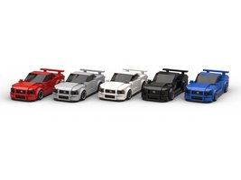 Набор LEGO Nissan Skyline R34 - 8 Wide
