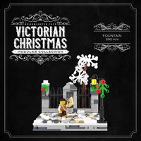 Набор LEGO MOC-125176 Victorian Christmas Modular Street - Fountain